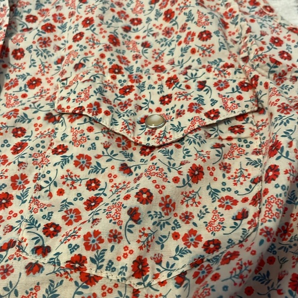 Floral Pearl Snap Wrangler Button-Up - Picture 4 of 5